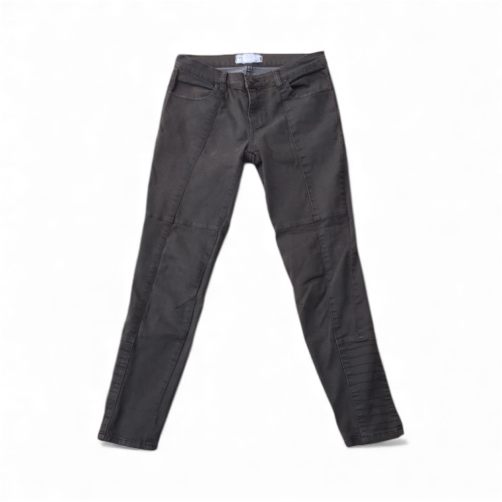 Free People pants 27 army green moto skinny